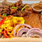 Best Injera Served with Yefiyel Wot - Goat Stew in Portland, OR